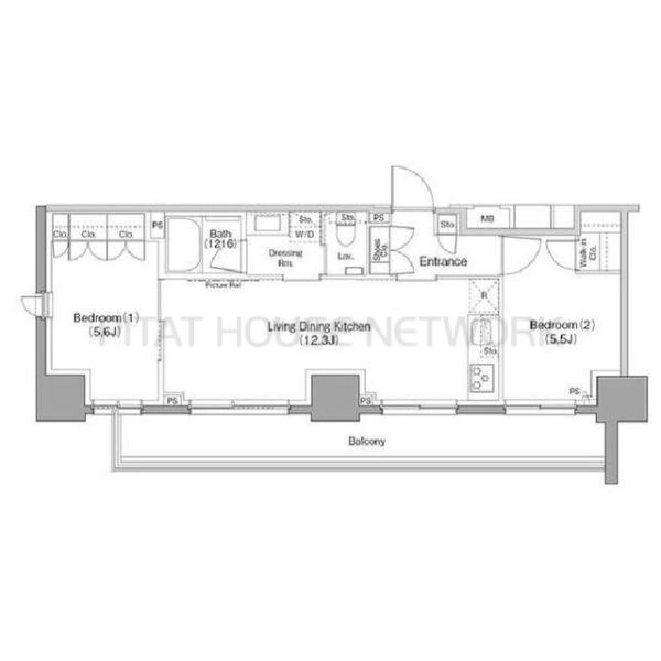 ザ・パークハビオ巣鴨の間取り