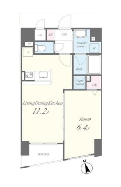 エリアMの間取り