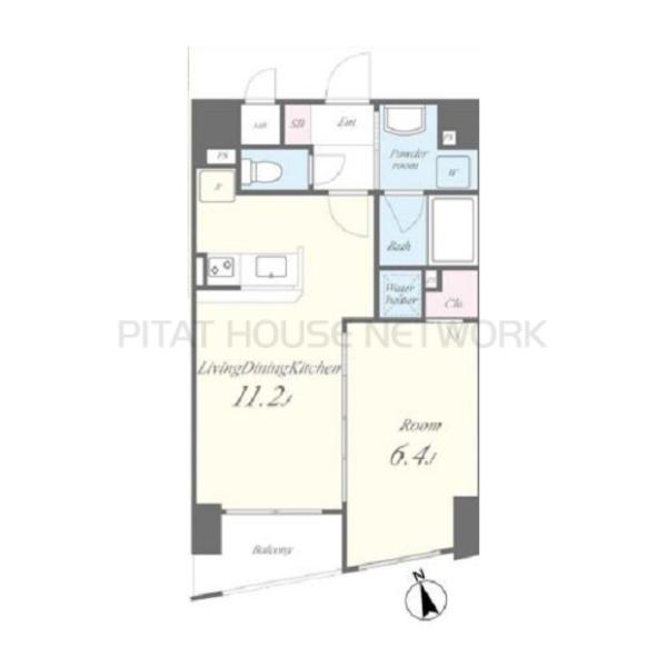エリアMの間取り