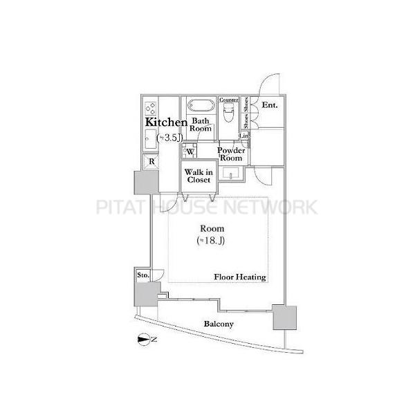 河田町ガーデン クラブフロア