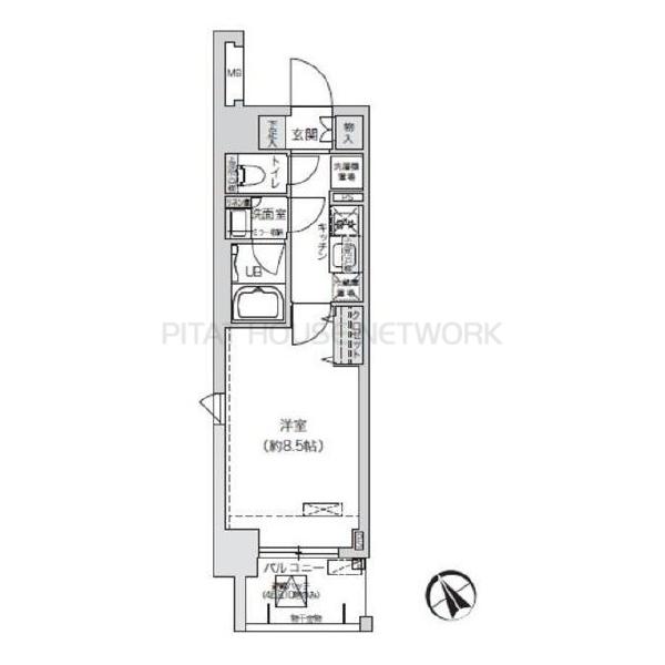 ブランシエスタ駒込の間取り