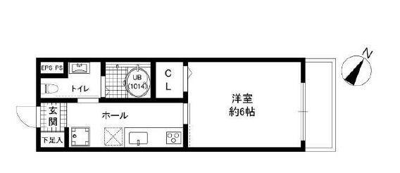 ノベル高台の間取り