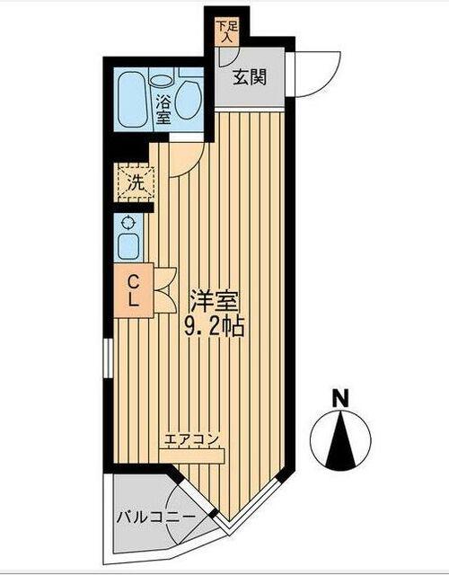 コモド駒込ハイツの間取り