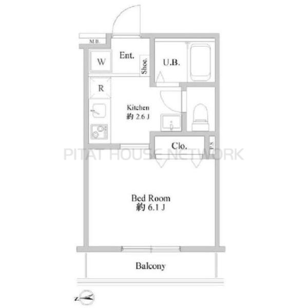 パストラル田端ポプラの間取り