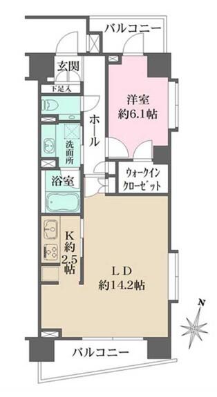 グルックハイム紀尾井町の間取り