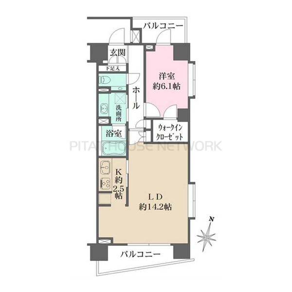 グルックハイム紀尾井町の間取り