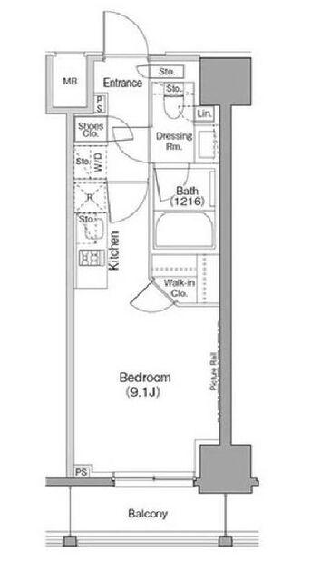 ザ・パークハビオ巣鴨の間取り