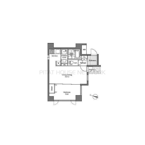 レジディア文京千石の間取り