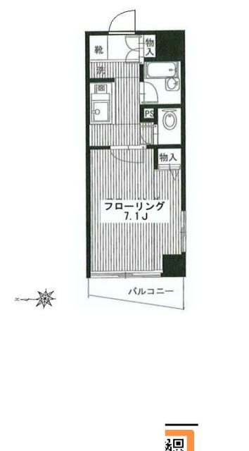 メインステージ本駒込駅前の間取り