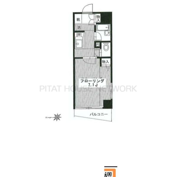 メインステージ本駒込駅前の間取り
