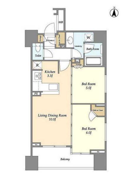 ミリアレジデンス中野坂上 / 602