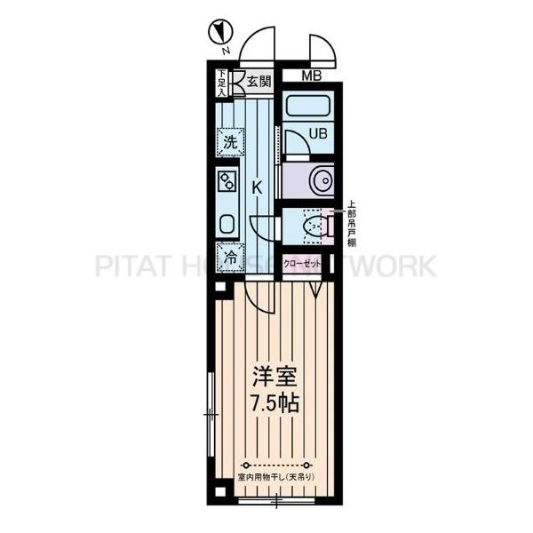 コーポTOの間取り