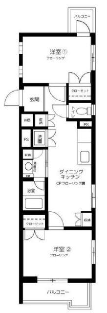 ネクサス巣鴨の間取り