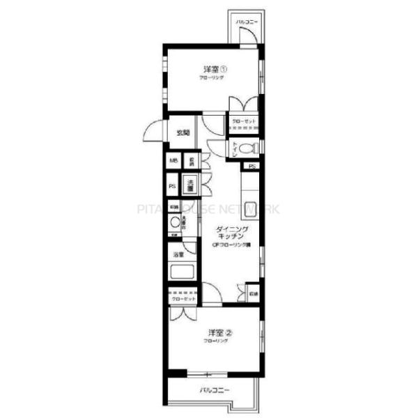 ネクサス巣鴨の間取り