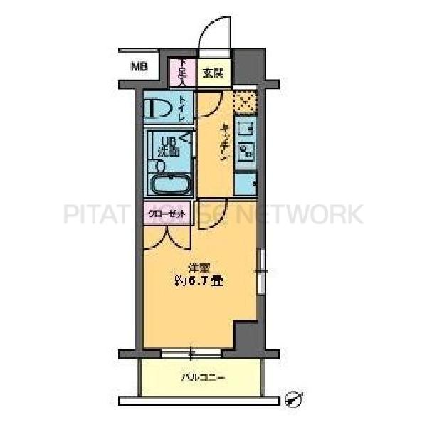 カスタリア要町の間取り
