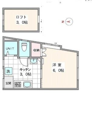 アライハイツの間取り