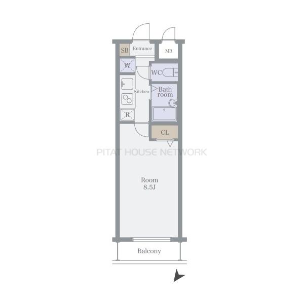 クランヴァン駒込染井の間取り