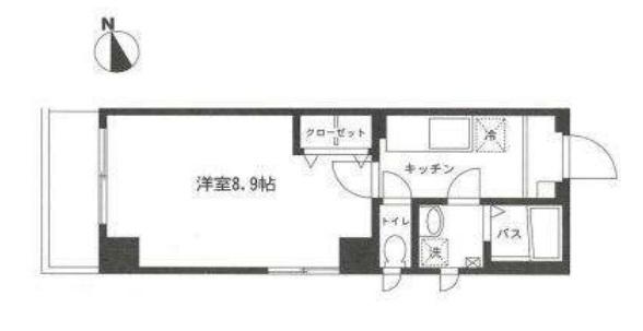 ジェネス・シゲール田端の間取り図