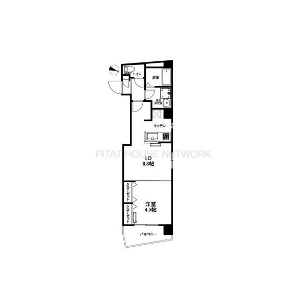ルミナス西日暮里の間取り