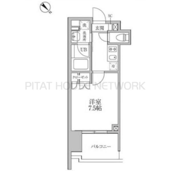 レジディア文京本郷Ⅲの間取り