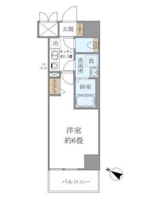 シエル白山Ａ館の間取り