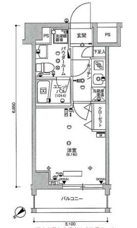 スカイコートパレス西巣鴨の間取り