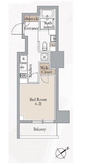 ※参考写真　1407号室（同じタイプ）の