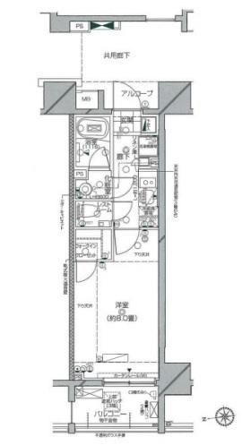 ピアース千代田淡路町の間取り