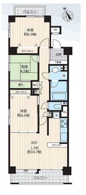 サンマンマンションアトレ新宿戸山