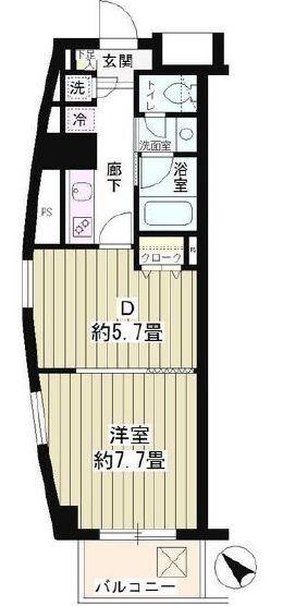 エステージ六義園の間取り