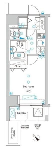 グラントゥルース駒込六義園の間取り