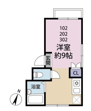 カーサエルモソ 302