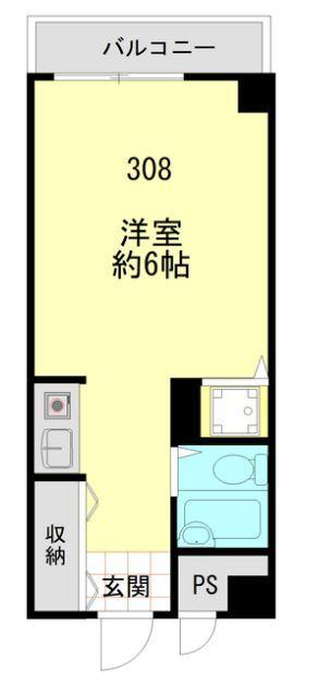 ペガサスマンション浄心寺坂の間取り