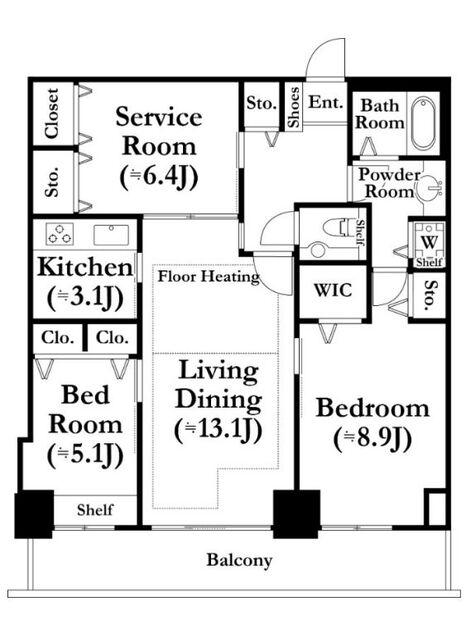河田町ガーデン1号棟