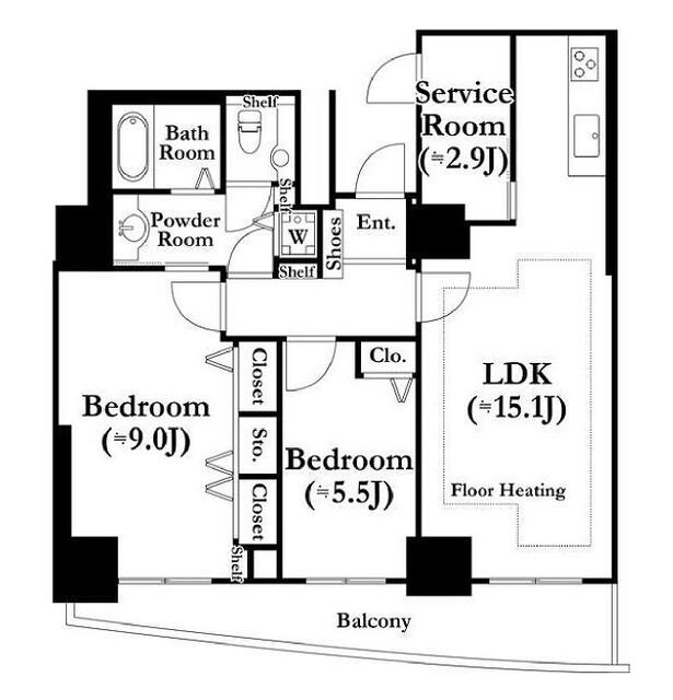 河田町ガーデン1号棟