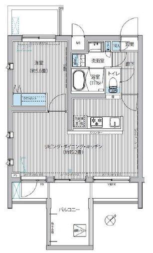 グランジュテ巣鴨の間取り