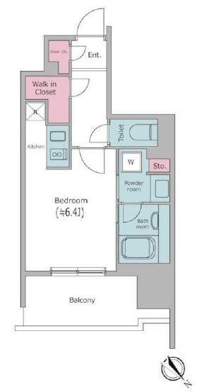 レジディア文京本郷Ⅲの間取り