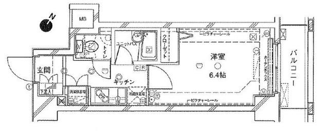 ステージファースト巣鴨の間取り