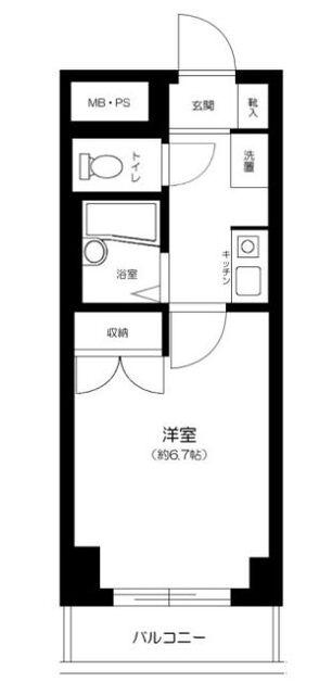 ロイヤルアメニティー巣鴨の間取り