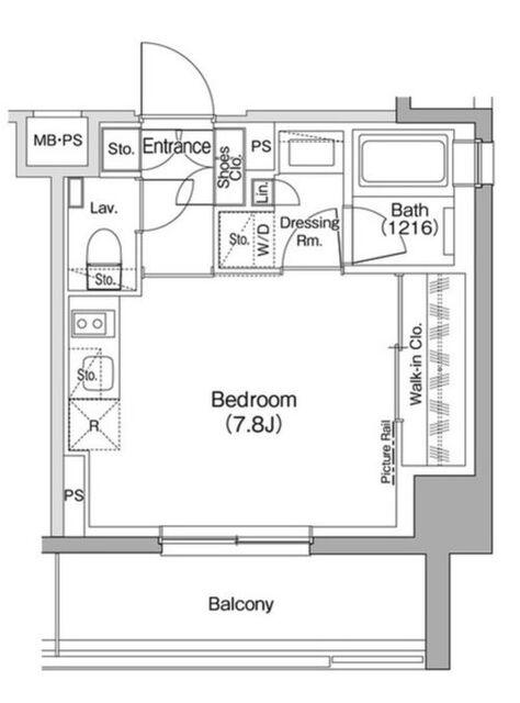 ザ・パークハビオ駒込の間取り