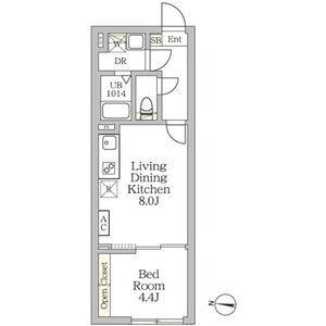 ※参考写真です。同じ間取りの別部屋になり