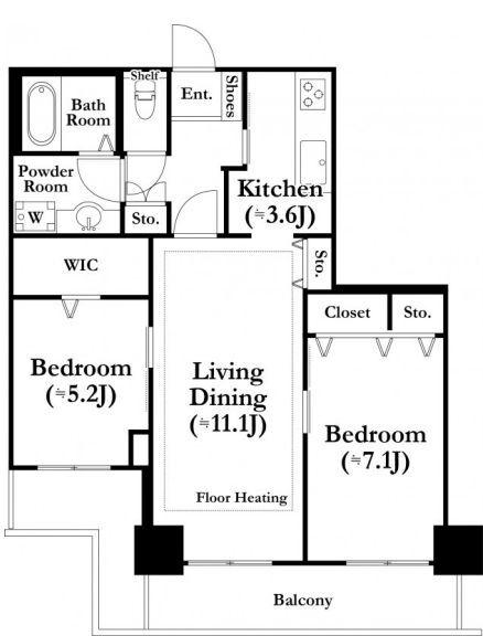 河田町ガーデン1号棟