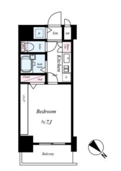ステージファースト本駒込の間取り