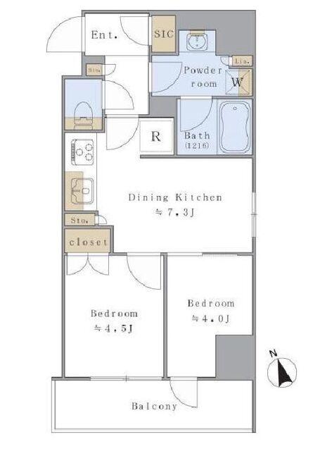 Brillia istの間取り