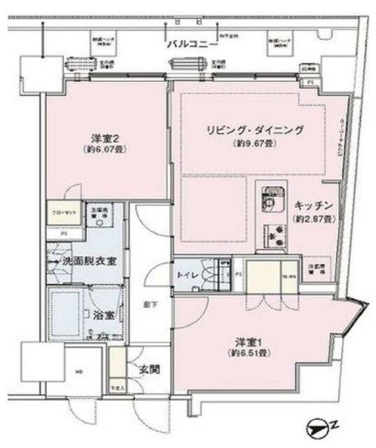 アンビエンテ駒込の間取り