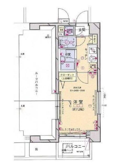 菱和パレス文京白山の間取り