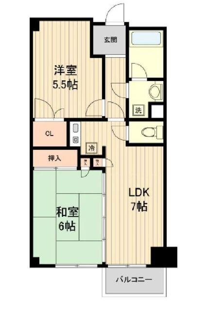 アーバンコートサカスⅢの間取り