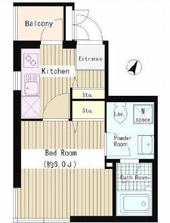 パティオみづほ文京東大前の間取り