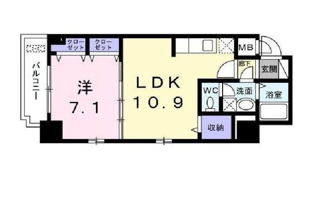 コンフォート駒込の間取り