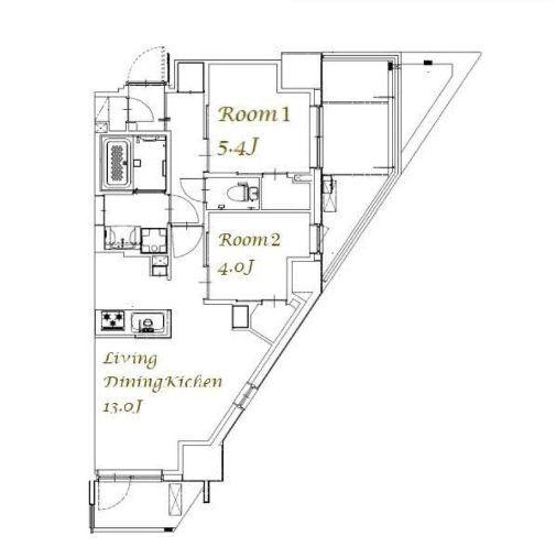スプランディッド西日暮里 の間取り